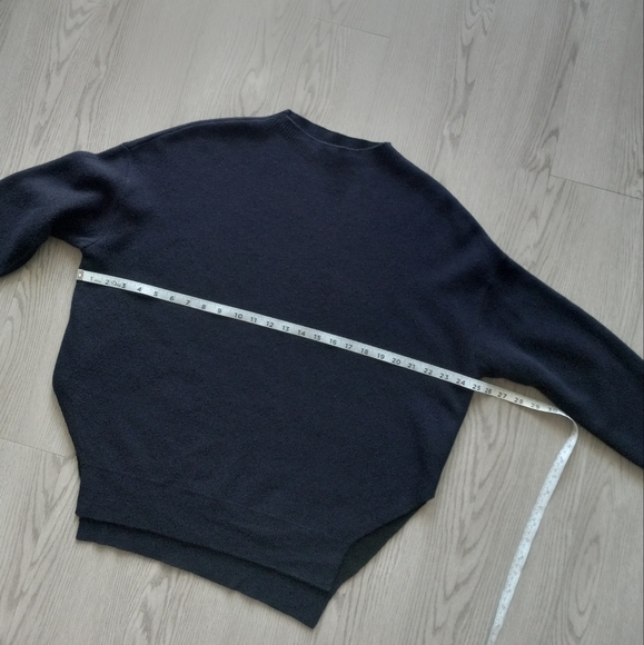 Closed Wool Blend Double-Face Jumper Navy Oversized XS - Picture 13 of 15